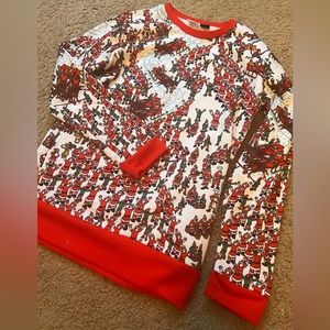 Where’s Waldo crewneck Ugly Christmas Sweater